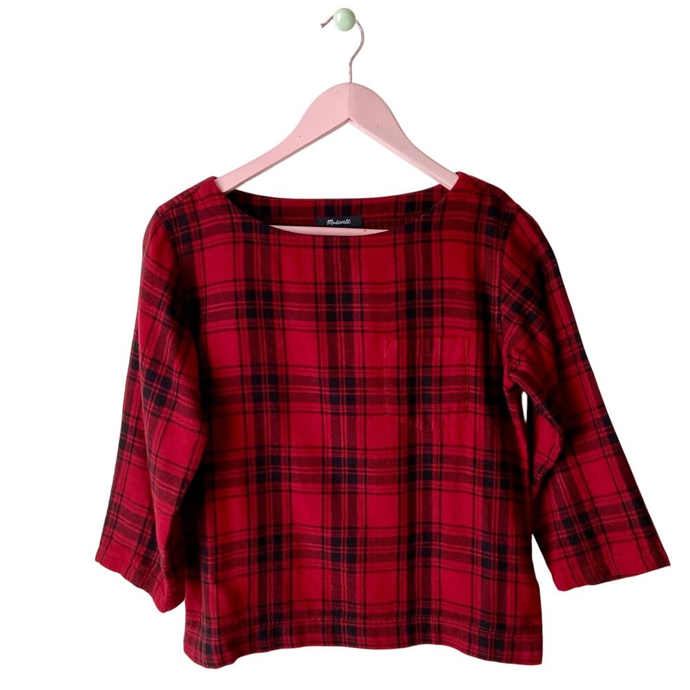 Madewell Plaid Blouse